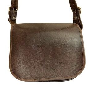Coach brown leather Bonnie cashin New York City flap bag
